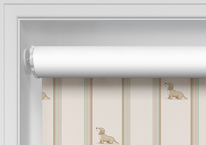 Dasching About, Sausage Stripe Biscuit - Twist&Fit Roller Blind - Image 9
